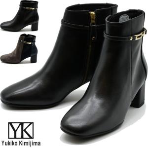 Yukiko Kimijima ブーツ レディース 厚底 ブラック 黒 ユキコ キミジマ