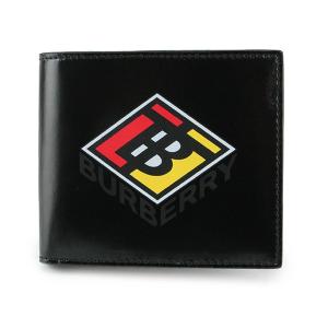 バーバリー BURBERRY 財布 札入れ 二つ折り ロゴグラフィック 8021768