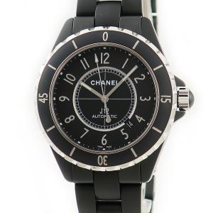 シャネル CHANEL J12 H3131 マットブラック メンズ 腕時計 自動巻き ブラック 中古｜ibe7171