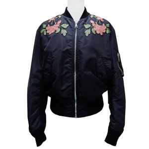 グッチ GUCCI ブルゾン フラワーエンブロイダリー リバーシブルMA-1 ブラック/ホワイト 内側レッド ナイロン ウール 475037 中古  :240500216362:HOUBIDOU 心斎橋店 - 通販 - Yahoo!ショッピング