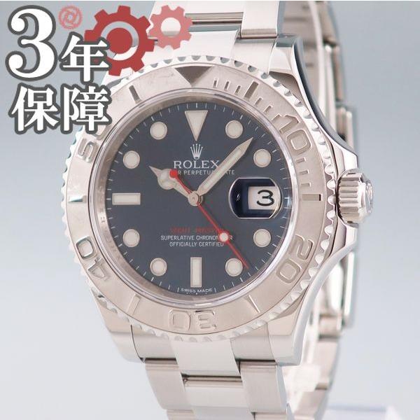 ロレックス ROLEX ヨットマスター ロレジウム 116622 ランダム番 自動巻 PtxSS 腕...