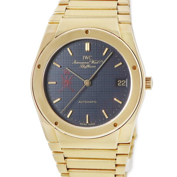 【3年保証】 IWC インヂュニア カンジャー Khanjar K18YG無垢製 インジュニア ブラ...