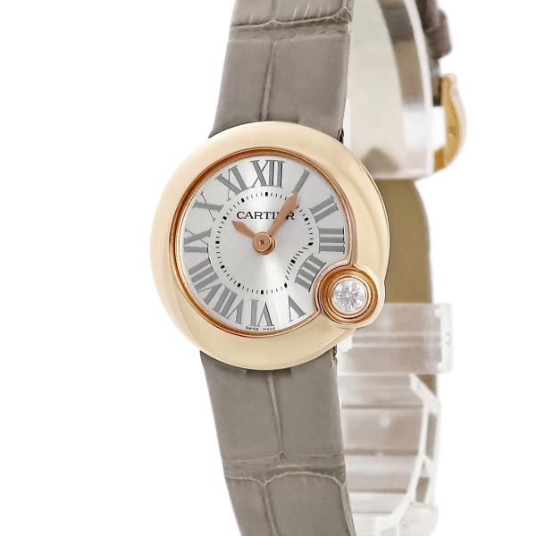 【3年保証】 カルティエ バロン ブラン ドゥ カルティエ WGBL0004 K18PG無垢 純正ダ...