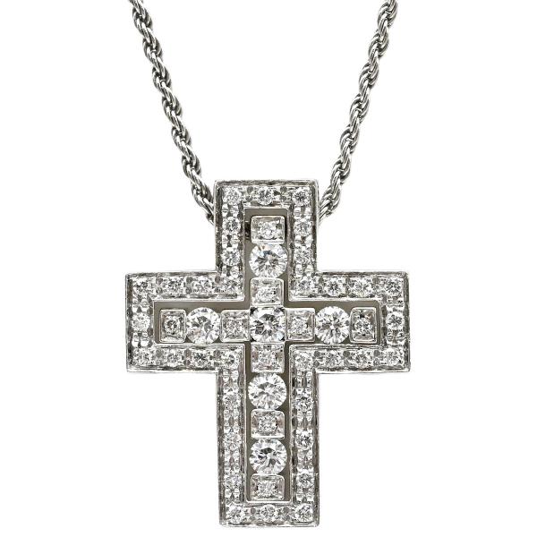 ダミアーニ ネックレス ベルエポック S K18WG シルバー ペンダント Au750 18K 18...