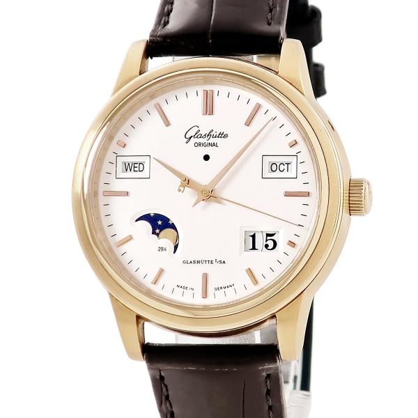 【3年保証】 グラスヒュッテ オリジナル セネタ パーペチュアルカレンダー 1-39-50-01-1...