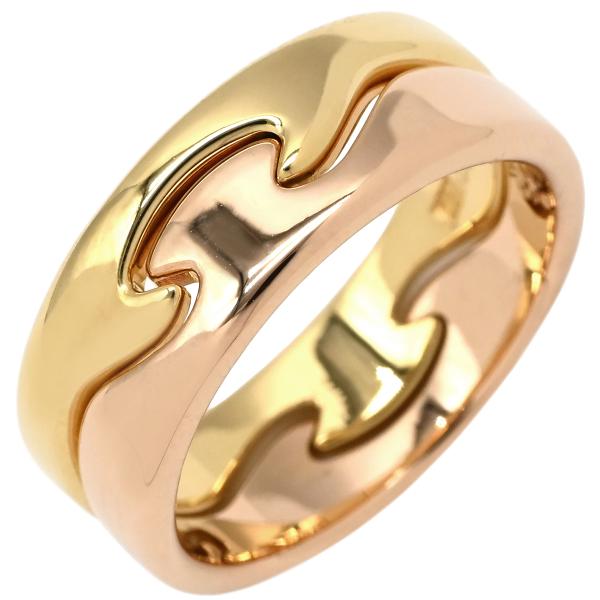 ジョージジェンセン リング 指輪 フュージョン ゴールド イエローゴールド×ピンクゴールド K18Y...