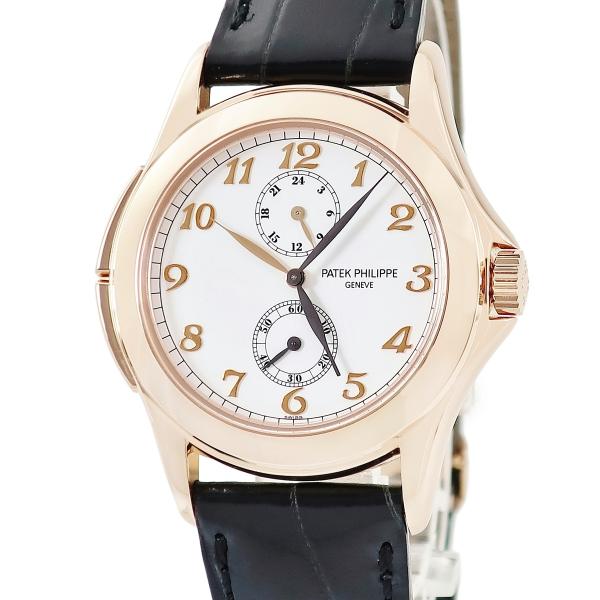 【3年保証】 パテックフィリップ カラトラバ トラベルタイム 5134R-001 K18RG無垢 ホ...