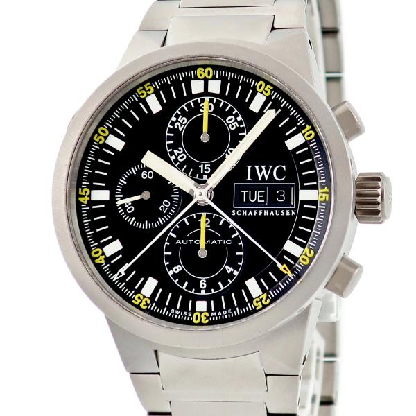 【3年保証】 IWC GST クロノグラフ ラトラパンテ IW371503 スプリットセコンド ブラ...