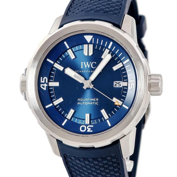 【3年保証】 IWC アクアタイマー オートマティック IW328801 青 逆回転防止インナーベゼ...