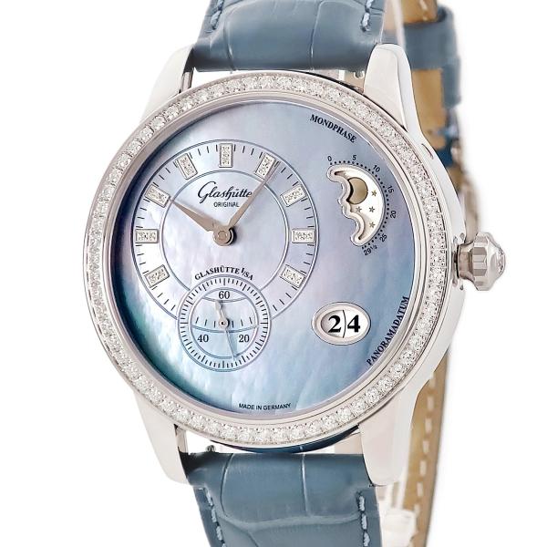 【3年保証】 グラスヒュッテ オリジナル パノマティック ルナ 1-90-12-03-12-02 新...