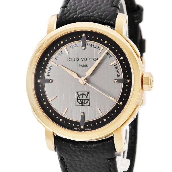 【3年保証】 ルイヴィトン エスカル オートマティック W3PG31 K18PG無垢 グレー LFT...