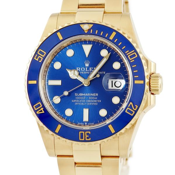 【3年保証】 ロレックス サブマリーナー デイト 126618LB ランダム番 K18YG無垢 ブル...