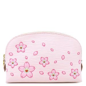 ルイヴィトン ポーチ エピ LV×TM ポシェット コスメティック PM エピレザー ピンク M14052 チェリーブロッサム 桜 化粧ポーチ RFID