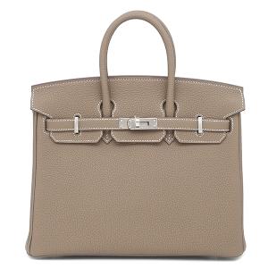 エルメス ハンドバッグ バーキン バーキン25 トゴ グレー エトゥープ 新品 未使用 グレージュ 2026年製　 G