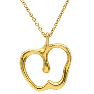 ティファニー ネックレス アップル ゴールド イエローゴールド T＆Co. エルサペレッティ リンゴ Au750 YG