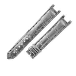 カルティエ 純正 パシャ用 クロコバンド 未使用 替え ベルト 尾錠用 ストラップ 本革 18ｍｍ ブラック 黒 メンズ 腕時計