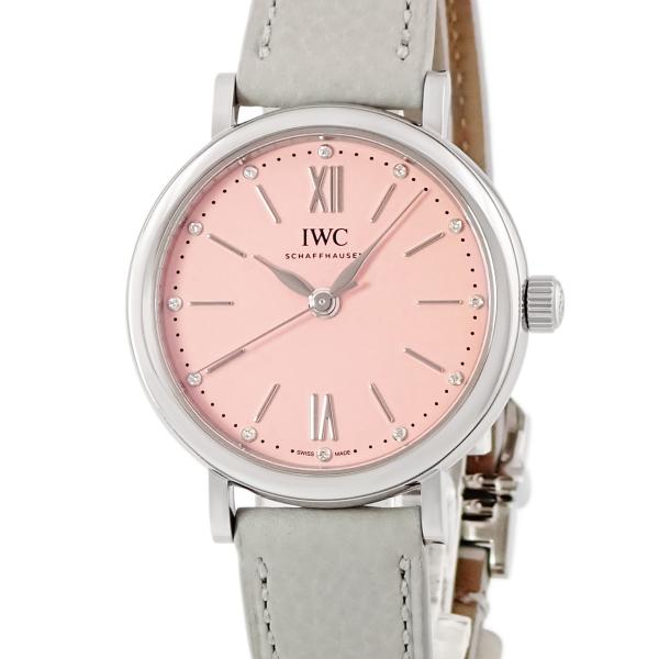 【3年保証】 IWC ポートフィノ オートマティック 34 IW357417 純正ダイヤ ピンク バ...