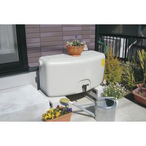 ミツギロン 雨水タンク（容量130L） 雨水貯留タンク 薄型