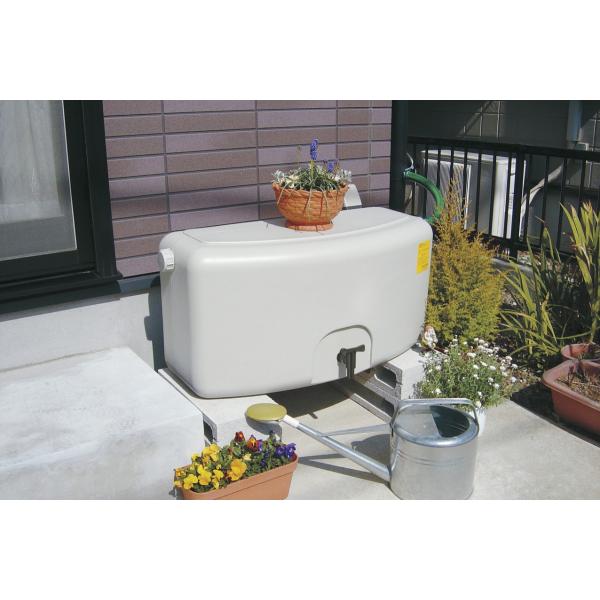 【補助金・助成金制度対応店】　タキロン　雨水貯留タンク　雨音くんミニ８０L　家庭用　 雨水利用