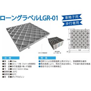 砂利舗装材 砂利保護材(マット 524X524...の詳細画像2