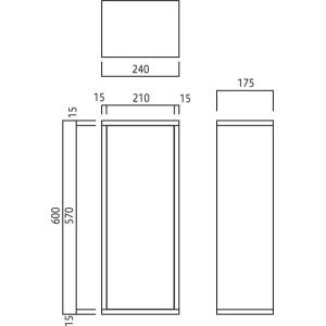 消火器格納箱 MHKD-3001 消火器ボック...の詳細画像1