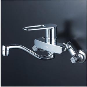 KVK MSK110KT KVKキッチン壁付けシングル混合栓吐水口170mmパイプ