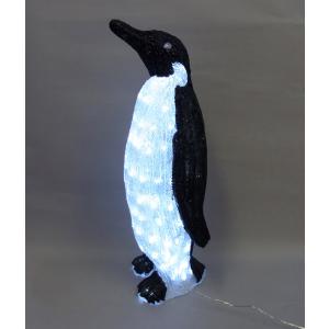 ペンギン (L3D114) 白色LED ペンギン クリスマス 置物 装飾 クリスマス ディスプレイ｜ibepara