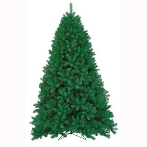 クリスマスツリー グリーンカラー 240cm 防炎 ミックスノーブルパインワイドツリーx2250(ヒンジ式) 店舗ディスプレイ｜ibepara