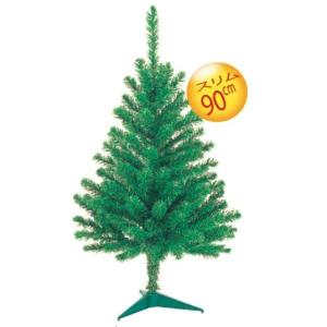 クリスマスツリー スリムツリー 90cm ご家庭用・店舗用に適したスリムタイプのクリスマスツリー｜ibepara