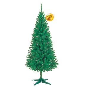 クリスマスツリー スリムツリー 180cm 3分割 ご家庭用・店舗用に適したスリムタイプのクリスマスツリー｜ibepara