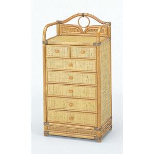 籐家具 ラタンチェスト 9杯タイプ 73センチ幅 引出し収納 W-993 籐整理