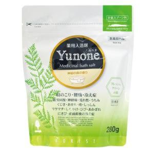 薬用入浴剤 Yunone 280g 神秘の森の香り 40個販売 肩のこり・腰痛・冷え症などに効果のある入浴剤 販促品 ノベルティグッズ｜ibepara