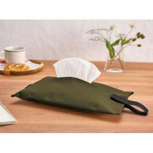 ティッシュカバー オリーブ 100個販売 ソフトパック専用のティッシュカバー 販促品 ノベルティグッ...