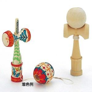 木製けん玉 お絵かき けん玉 10個以上販売木...の詳細画像4