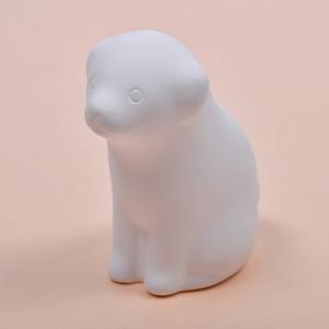 お絵描き陶器 犬 トイプードル 絵付け 陶器 10個単位販売 手作り工作