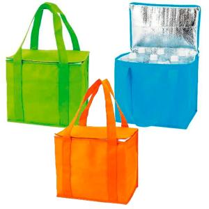 ビタミンカラーBIGクーラーバック 36個以上販売 クールバッグ 保冷バッグ 保冷ランチバッグ ※名入れ可能商品｜ibepara