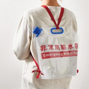リュック型 ウォーターバッグ6L 100個販売 非常用給水袋 防災グッズ 販促品 ノベルティグッズ