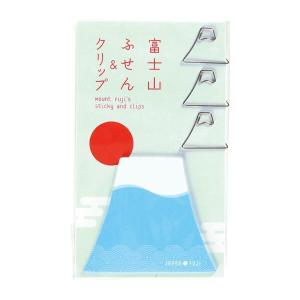 富士山ふせん&クリップ 100個販売 付箋 フ...の詳細画像1