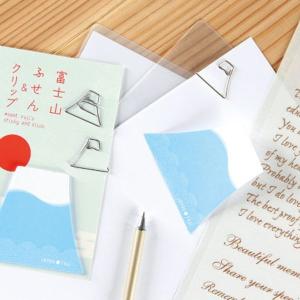 富士山ふせん&クリップ 100個販売 付箋 フ...の詳細画像2