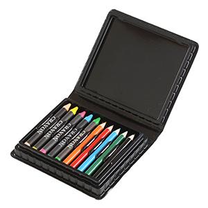 カスタムアートセット 60個以上販売 お絵かきセット クレヨン×5 色鉛筆×5 販促品 ノベルティグ...