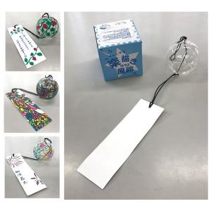 ガラス風鈴 お絵かき風鈴 手作りキット 100個 楽描きガラス風鈴