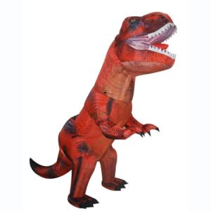 巨大な2.5ｍエアブロウ メガブロウT-Rex 電動送風機で膨らむ巨大恐竜オブジェ でっかく膨らむ 2.5mの巨大ダイナソー｜ibepara