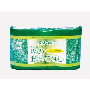 トイレットペーパー 森のおもてなし 60個セット 森林の香りとグリーンのトイレットペーパー ノベルティ 販促品 景品 ※商品代引不可｜ibepara