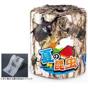 トイレットペーパー 夏の昆虫 100個 ノベルティ 販促品 景品 ※商品代引不可｜ibepara