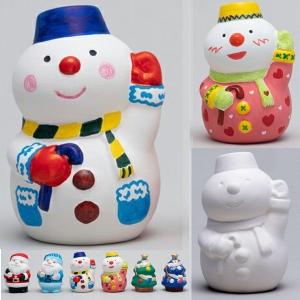 お絵描き陶器 クリスマス スノーマン KT-4 ...の商品画像