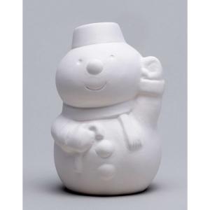 お絵描き陶器 クリスマス スノーマン KT-4...の詳細画像2