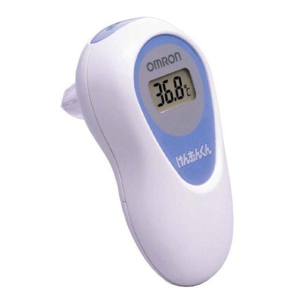 オムロン けんおんくんミミ 耳式体温計 MC-510 最短1秒で検温、お子様にもやさしい耳で測る体温...