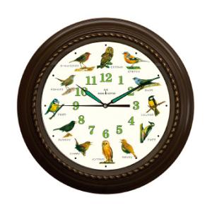 野鳥の電波時計 (Ho-20251) 洋室でも和室でも合うシンプルなデザイン インテリア時計｜ibepara