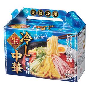 夏旨生麺 冷し中華3食入 48個単位販売 冷やし中華 個人宅発送不可 冷麺 冷めん 夏 グルメ 販促...