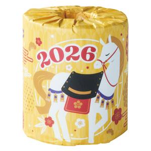 干支 午 わくわく干支トイレットロール 午 100個セット 新年の粗品 トイレットペーパー 景品 ノ...